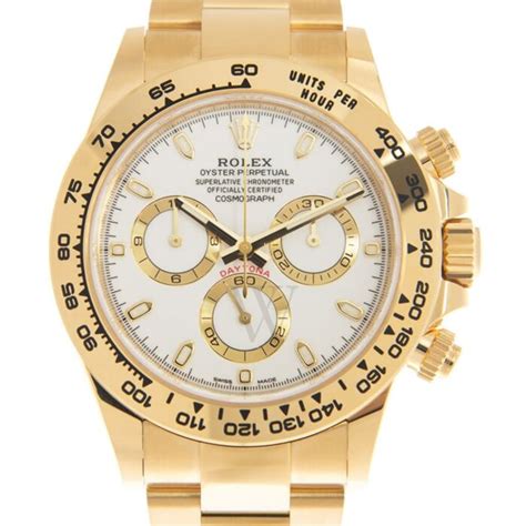 gold rolex cosmograph daytona white watches